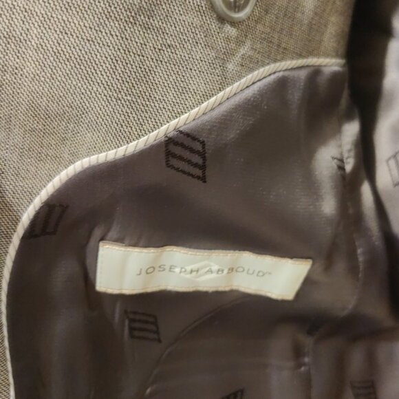 Joseph Abboud grey 36S 30 wool spandex stretch suit slim skinny fit tailored - Picture 7 of 12